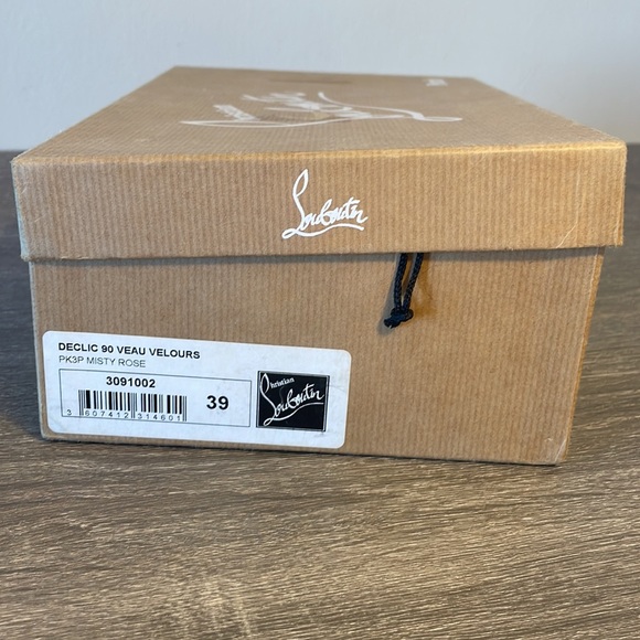 Christian Louboutin Suede Declic 90 Pumps - Picture 10 of 10